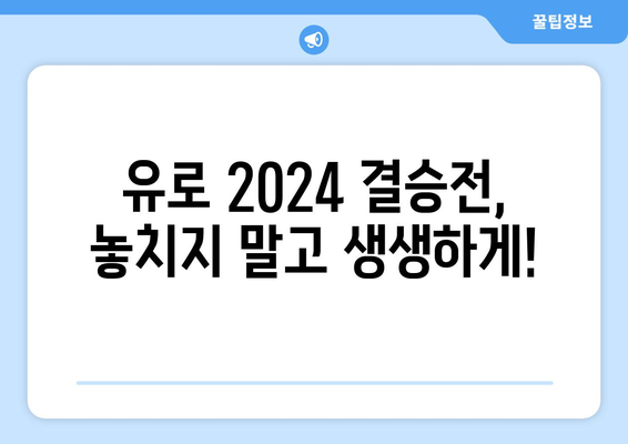 유로 2024 결승전 배당률 & 실시간 경기 결과 확인 | 축구, 베팅, 라이브 스코어