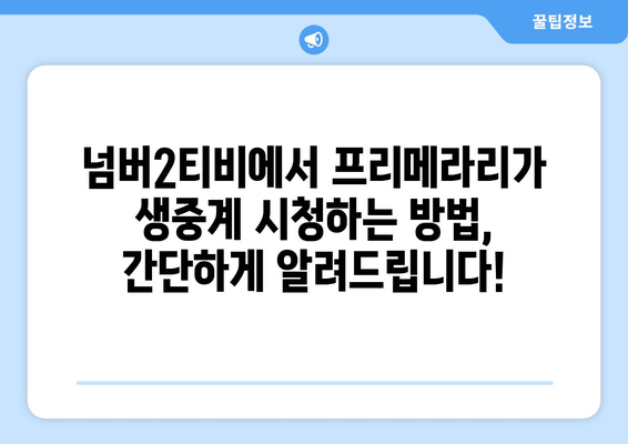 프리메라리가 중계, 이제 넘버2티비에서 실시간으로! | 스페인 축구, 라리가, 생중계, 시청 방법