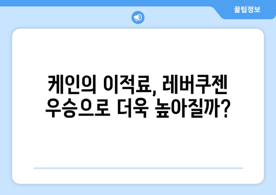 레버쿠젠 우승, 케인의 운명은? | 케인 이적, 레버쿠젠, 챔피언스리그, 프리미어리그, 축구