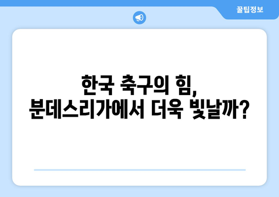 이재성, 분데스리가 합류로 어떤 시너지 효과 기대할까? | 이재성, 분데스리가, 시너지 효과, 축구