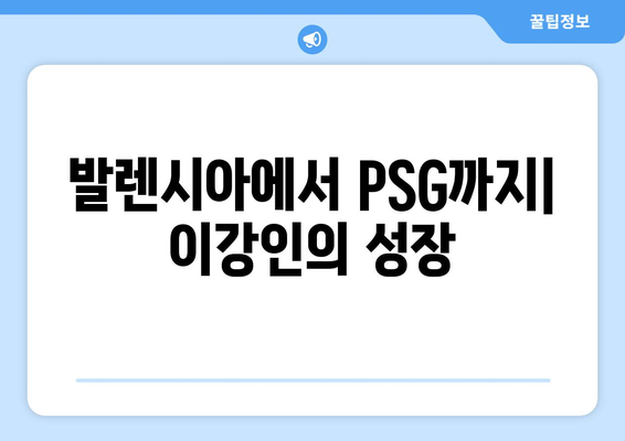 이강인의 프랑스 리그 1 활약상| 2023-2024 시즌 평가 및 전망 | 이강인, 발렌시아, 마요르카, PSG