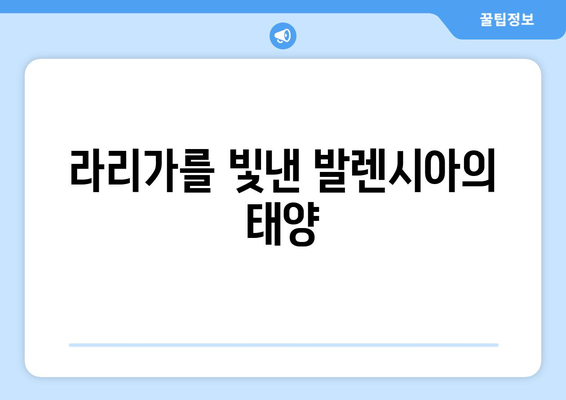 발렌시아의 태양| 호세 가야 | 스페인 축구의 전설, 그의 삶과 업적 | 호세 가야, 발렌시아 CF, 라리가, 레전드