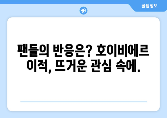 호이비에르, 마르세유 이적 공식 발표! | 이적료, 계약 기간, 선수 인터뷰