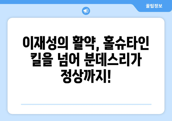 이재성, 분데스리가를 평정하다! | 이재성 블로그| 분데스리가 특집, 이재성 선수, 분데스리가 활약상, 독일 축구