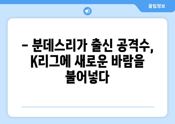 강원 FC, 독일 분데스리가 공격수 프랑코 코바체비치 영입! 새로운 공격 축구의 시작 | K리그, 이적, 프랑코 코바체비치