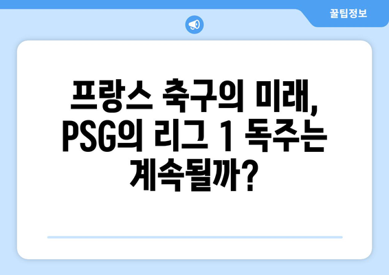 파리 생제르맹, 리그 1 정복까지 얼마나 걸릴까? | PSG, 리그 1, 프랑스 축구, 이적 시장