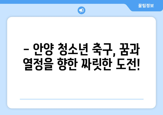 2024 안양시 공공스포츠클럽 청소년 축구대회| 오늘의 챔피언스리그 경기 결과 및 하이라이트 | 안양, 축구, 청소년, 스포츠